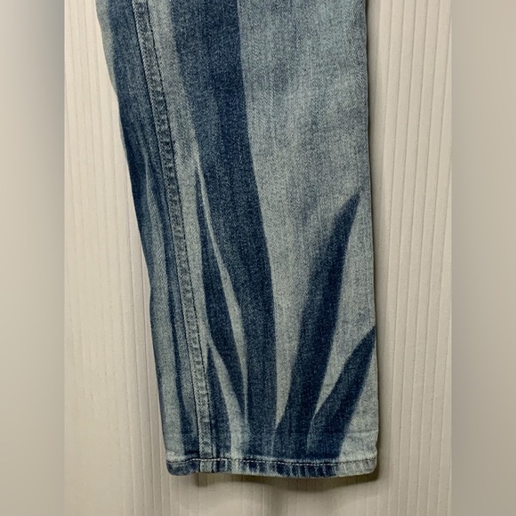 Juicy Couture - Light Blue Bleach Dye Pattern Jeans - Size 27 - Picture 7 of 12